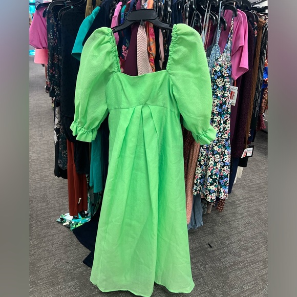 ASOS Green Midi Dress - Picture 4 of 6